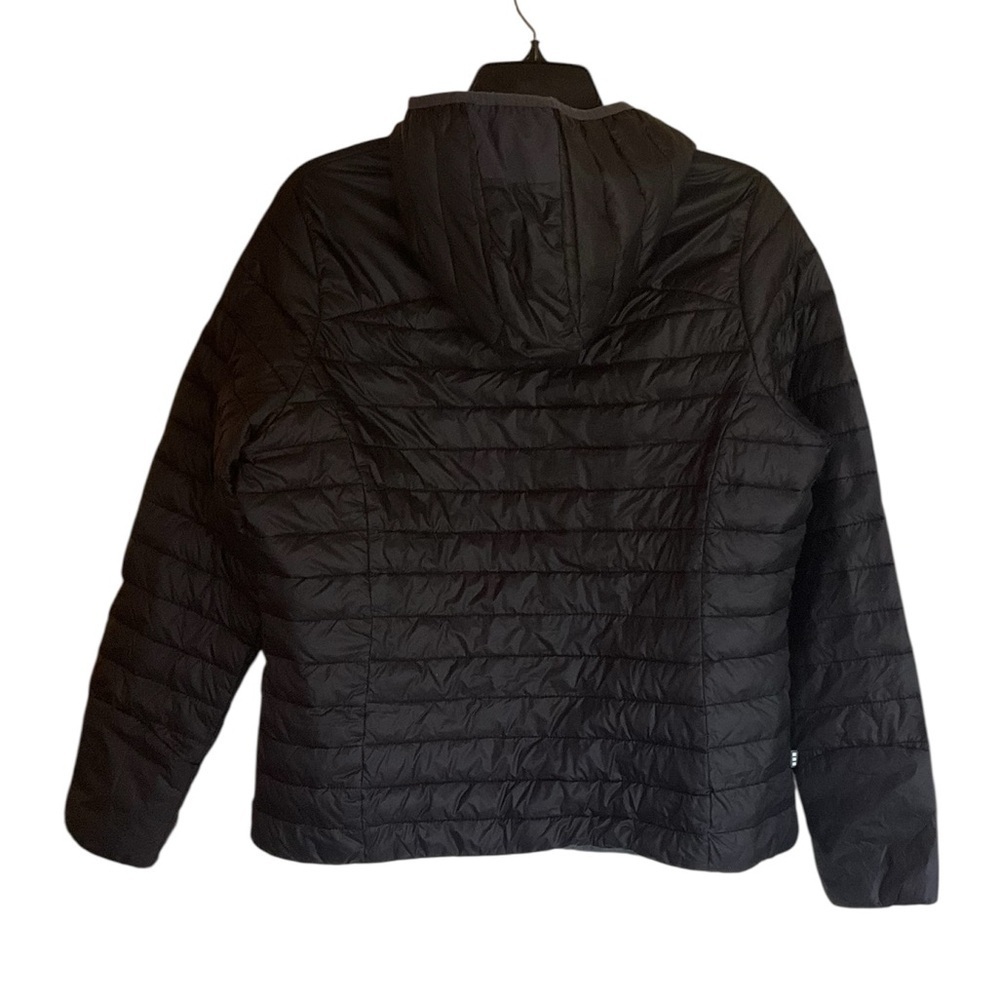 Elevate Black Silverton Packable Insulated Hooded Jacket - Picture 3 of 8